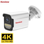 NVR용 방수 보안 카메라 4K Poe 비디오 감시 IP Onvif 오디오 48V POE 또 DC 12V 4MP 야간 투시경 : 시구왕이