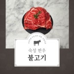 한우 숙성 암소 냉장 불고기 300g : 진범이네 한우농장