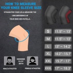 전문가용 무릎 압박 슬리브, 역도, 파워리프팅, 스쿼트, 크로스핏 트레이닝, 홈 헬스장 운동, 통증과 부기 완화, 더 강하게 느껴집니다 : 바이브듀