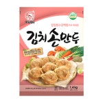 만두박사 준푸드 김치손만두 1.4kg : THE새벽푸드