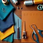 가죽 공예 천 디자인 재봉 도구 광범위한 응용 재단사 예술 및 재봉을 위한 2PCS 송곳 : 하울샵몰