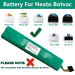 네아토 봇백 70e 75 D75 80 85 D85 진공청소기용 아네포크 12V 4500mAh 교체 배터리 네아토 945-0129 945-0174 12V 4500mAh 충전식... 