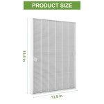 4팩 115115 헤파 교체 필터 A 사이즈 21 - Winix 플라즈마 웨이브 공기청정기 C535 5300 5300-2 6300 6300-2 P300 AM909 9800 C535... 