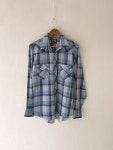 MAYO 1455 (12) 80s vtg Wrangler cowboy-cut  Western shirt. -15 1/2 35- (국내 103권장 ) : 마요빈티지