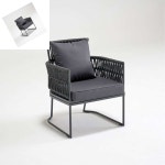 구탸 로프 철제 1인 소파 휴게실가구 오피스소파 : 구타상점