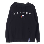 [L]로맨틱 크라운 블랙 자수로고 오버핏 후디 후드티 : 비욘드세컨