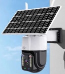 태양광 씨씨티비 옥외 방법 카메라 외부 시골 방범용 30일 반복 녹화 / 10배 스마트줌 : 오케이와이