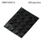 20 캡슐 주방 안티 슬립 라운드 피트 패드 실리콘 고무 플라스틱 범퍼 자체 접착 충격 흡수 장치 : 지오텍 STORE