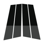 자동차 창문 트림 커버 BC 컬럼 스티커 Opel Astra K 2016 광택 기둥 외부 액세서리 4 개 : 정직믿음컴퍼니