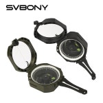 나침반 용품 SVBONY   핑 장비 지질 포켓 나침반 프레퍼용 경량 F9134 : 화이트프레쉬