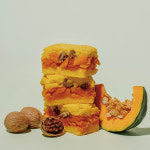 소문떡 단 호박설기 12입 호박떡 떡주문 개별포장 아침 식사대용 아이 사무실 간식 답례떡 : 소문떡