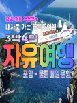 [포항출발]울릉도 내차로 자유여행 3박4일 대아리조트숙소이벤트 크루즈 독도 배편 : 범서여행사