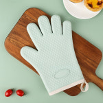주방용 실리콘 장갑, 민트 아이보리 2p 오븐 냄비 전자레인지 베이킹 열 차단 : 푸릇푸릇상점