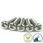 HTZHKIP 30pcs M2x4mm ~ 6mm 길이 스테인레스 스텐 스틸 볼트 접시 머리 나사 내부 삼각형 그루브 : 에보커머스-