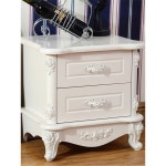 빈티지 소파옆 좁은 서랍장 2단 북유럽 미니협탁 등나무 침실 옷방 나무 틈새 사이드테이블 22 코랄블루 조립하다. 1 코랄블루 조립하다. : 힙샵원