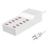 MaxLax USB 충전소, 스마트 IC 기술이 적용된 10포트 50W/10A 멀티 USB 충전소, 스마트폰용 멀티포트 충전기 태블릿 및 기타 장치.... 