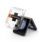 슈피겐 갤럭시 고투명 강화유리 액정필름 글라스tR 이지핏 갤럭시Z 플립5, 2매입 : 슈피겐