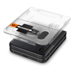 슈피겐 갤럭시 고투명 강화유리 액정필름 글라스tR 이지핏 갤럭시Z 플립4, 2매입 : 슈피겐