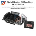 DC 6-72V 15A 디지털 디스플레이 브러시리스 모터 드라이버 정방향 및 3상 비행기 ESC 펌프 팬 컨트롤러 : 이룸종합상사46
