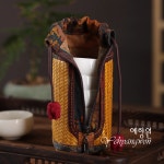 [다도 다구] 예향원 휴대용 수납용 향운사 패브릭 죽편 찻잔 수납 홀더 E-10578 : 예향원