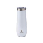만나 세련된 샴페인 플루트 텀블러 - 9온스 흰색 Gray 9 Ounces : 브릭스앤마켓