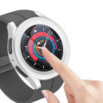 루아러블 갤럭시 워치5/4 풀커버 액정보호 강화유리 케이스 44mm : 루아러블