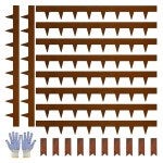 5인치 H X 40인치 L 금속 정원 가장자리-33FT-풍경 잔디 가장자리 10개-파기 없는 해머 헤비 듀티 가장자리-굴절 가능한 경계 스트립 마당... 