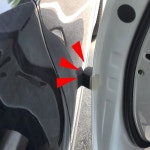 스크래치 디펜스 미니 2Pcs 차량 도어 딩 프로텍터 탈착식 마그네틱 가장자리 보호대 덴트 방지 측면 가드 차량용 : 레이제나몰3