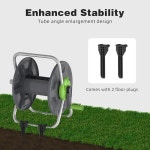 정원용 물 호스 릴 카트, 65-100피트 카트, 호스 위한 휴대용 길이의 급수를 보관 및 편리한 호스 호스 5/8인치, 홀더 정원 벽걸이 Green : 해직바