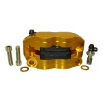 EaJ 피트 더트 슈퍼 모타드 바이크 스쿠터용 Ouyunou 82mm 4피스톤 브레이크 캘 장착 구멍(골드) Gold : 미러클래어