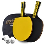 센스턴 탁구 패들 - 고급 속도, 제어 기능을 갖춘 세트 Blue : 새벽 네 시