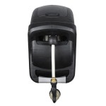 길이의 접이식 호스 마운트가 자동 정원 접이식 | 있는 릴 호스 있는 | 릴 유연한 조립이 회전식 벽걸이가 간편 | 1/2 블랙) 호스(75피트. : 해직바