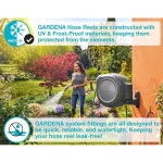 GARANDA (08045) 리트랙터블 가든 호스 브래킷, 및 180 의 66 공급합니다. x 포함. 장치로 노즐 릴 1/2 자동 리트랙션 잠금 길이 튼튼한 쉽게... 
