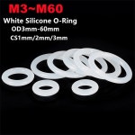 흰색 실리콘 O 링 등급 가스켓 절연 방수 내유성 고무 OD3 60mm CS1/2/3mm : 행복퍼주는집