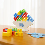 해피플레이 2인 4인 보드게임 흔들흔들 균형잡기 테트리스 밸런스 타워 : 해피플레이 키즈몰