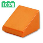 레고부품 54200 4248195 100개묶음 Orange Slope 30 1 x 1 x 2/3 : 브릭투게더