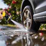 아이퍼탑 가든 호스, 리트랙터블 가든 목욕, 릴, 방지 엉킴 워터 내구성, 누수 66피트 가볍고 반려동물 정원 간편한 없는 세차, 가꾸기, 보관용... 