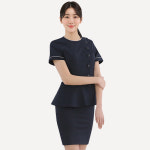 샵피라 S0861 100%기능성하이엔드원단 허리배색 간호복 병원유니폼 상의 : 샵피라