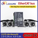 DC24V50V 4/45/5/58A 1000PPR 2상 Nema24 2/23/28/45/48/55Nm 4축 DC 폐쇄 루프 스테퍼 모터 드라이버 컨트롤러 키트 : 11-ssparts-c