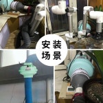 정화조환풍기 지하실 저소음 방수팬 환기 배출기 실내 당구장 10인치 (250-250mm 커넥터 2개) : 재이글로벌리