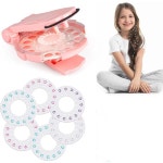 헤어 보석 스탬퍼 키트 블링 스타일링 라인 석 보석 도구 헤어 스타일링 장난감 를위한 재사용 가능한 라인 석  소녀 : 월드셀러픽