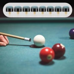 Gtziqa 30개 풀 스틱 팁 당구 풀 큐 12/13mm 나일론 페룰 풀 스틱 팁 교체 키트 풀 큐 액세서리 : 새벽 네 시