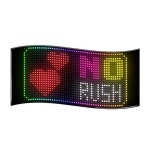 자동차 LED 전광판 메시지 대형 화물차 메세지 간판 사아니지 RP2448 스크린(27x12)-USB/2열 : 다열크