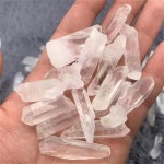 35mm 60mm 천연 치유 크리스탈 투명 석영 스트립 레뮤리아 러프 크리스탈 스톤 포인트 (가정용) : 원삼상사