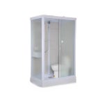 야외 화장실 현장 공중 임시 이동식 샤워실 캠핑장 간이 캠핑 성인 소변 조립식 0.8x1.3 (사진참조) 증기 없이 : 렙노쉬