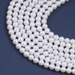 기간 한정 프로모션 Zhuji 2.5-6mm 천연 화이트 아코야 라운드 천연 담수 진주 스트링 DIY 반제품 액세서리 : onsaeonsae