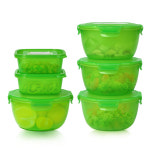 초록색 반찬통 샐러드 타파통 그린박스 냉장고 냉동고 채소 야채 보관용기 : 디원리빙