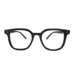 블루라이트차단 안경 얼굴형에맞는 뿔테 하금테 투명뿔테 패션 안경테 남자 여자 빅사이즈 : AnnLine