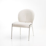 의자 부클 뽀글이 미드 스틸 체어 카페 센추리 라운지 인테리어 : 행운친구