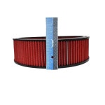 A팀 퍼포먼스 에어 필터 요소 고유량 교체 세척 및 재사용 가능 원형 면 섬유 뷰익 C 포드 모파 올드스모빌 폰티악(14X4)과 호환 : 오버비아